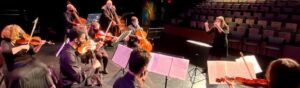 Emily Malamud conducts the Triad Area Medical Orchestra