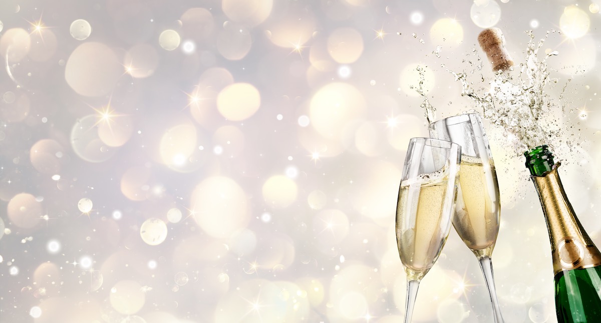 champagne popping