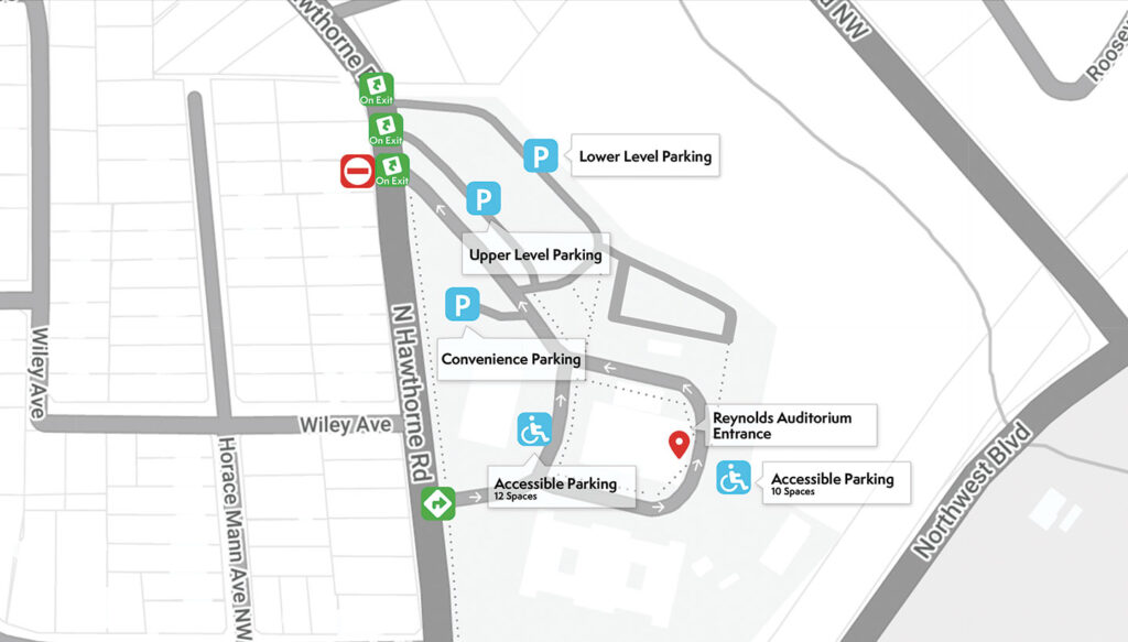 Reynolds Parking map
