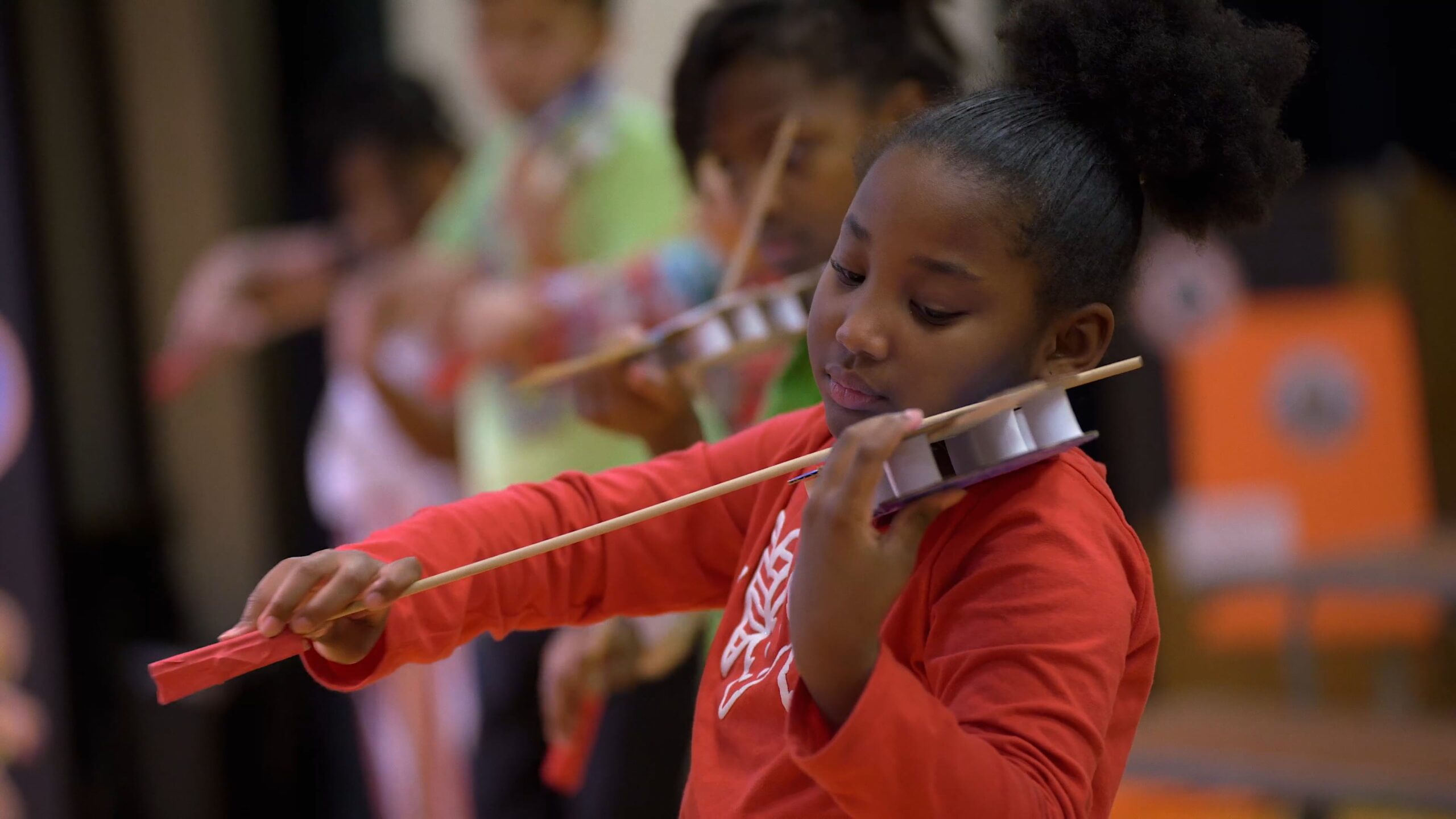 A P.L.A.Y. Music student