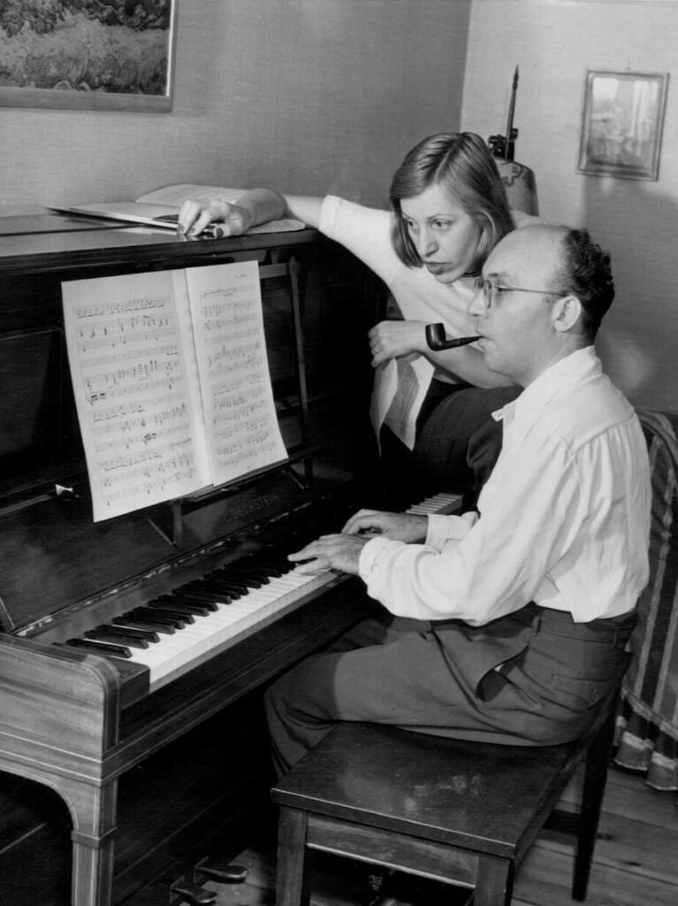 Kurt Weill at the piano